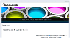 Desktop Screenshot of designerplastics.com